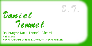daniel temmel business card